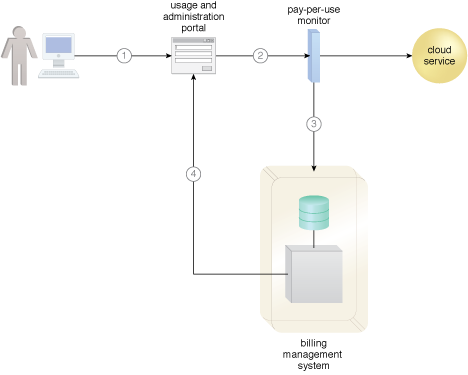 Pay-as-You-Go: A basic cloud architecture resulting from the application of the Pay-as-You-Go pattern.